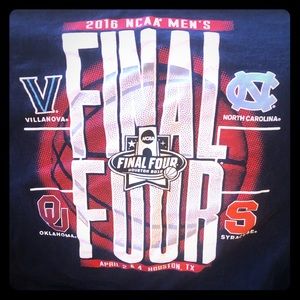 XL men's college basketball 2016 final four Tshirt